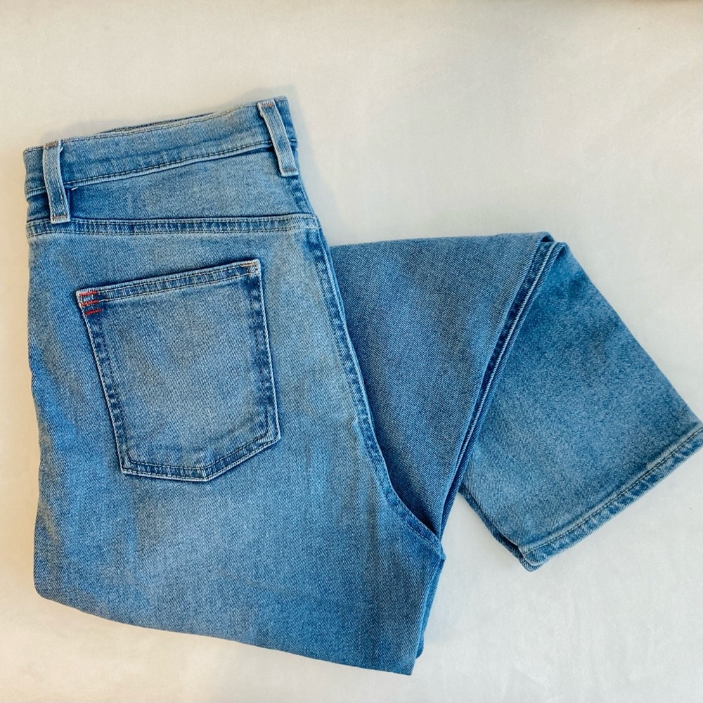 BDG cropped girlfriend jeans light medium wash